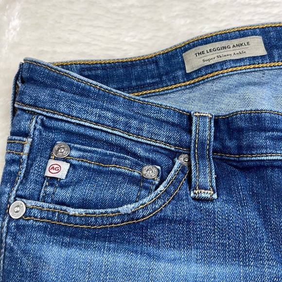 AG Adriano Goldschmied The Legging Ankle Super Skinny Ankle Jeans Size 28R - Picture 7 of 13